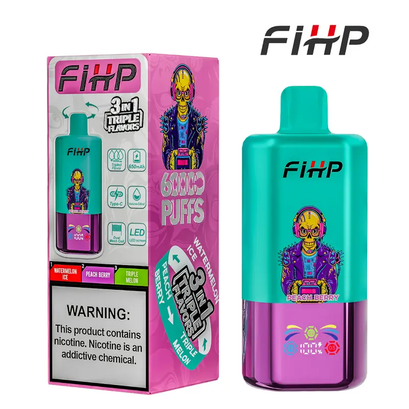 FIHP 60000 3in1 Triple Flavors Disposable Vape Wholesale - Image 11
