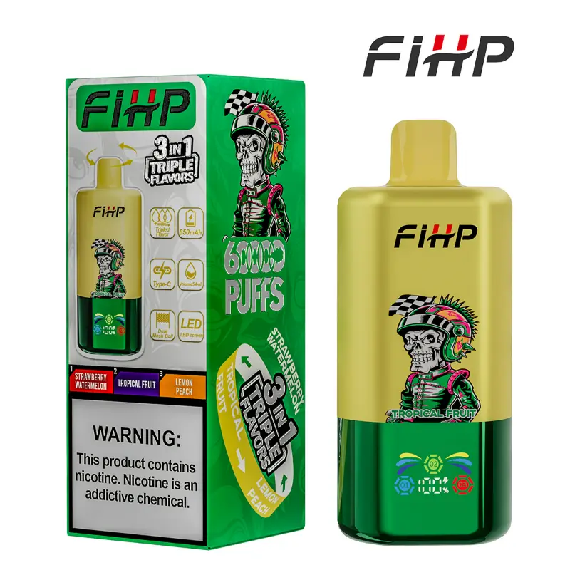 FIHP 60000 3in1 Triple Flavors Disposable Vape Wholesale - Image 9