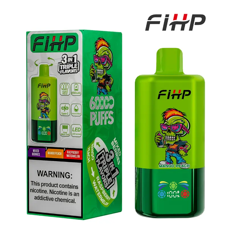 FIHP 60000 3in1 Triple Flavors Disposable Vape Wholesale - Image 7