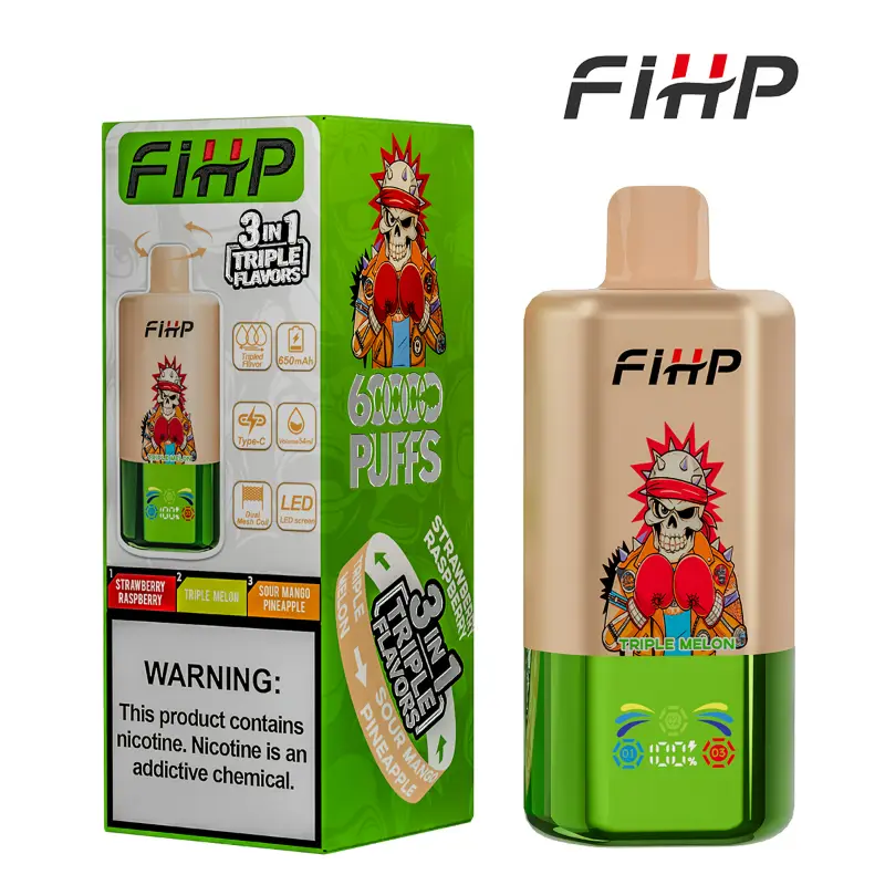 FIHP 60000 3in1 Triple Flavors Disposable Vape Wholesale - Image 6