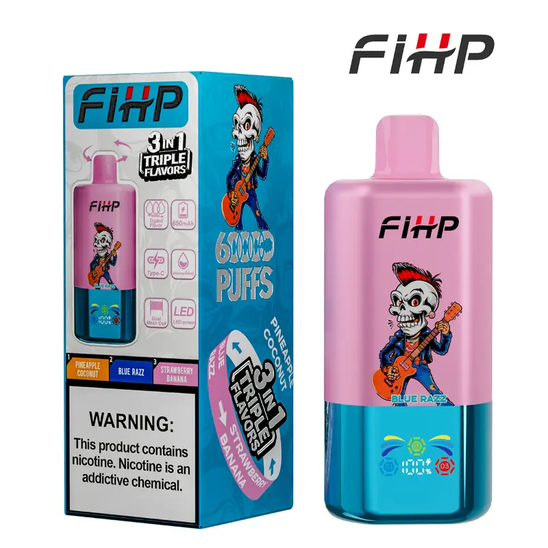 FIHP 60000 3in1 Triple Flavors Disposable Vape Wholesale