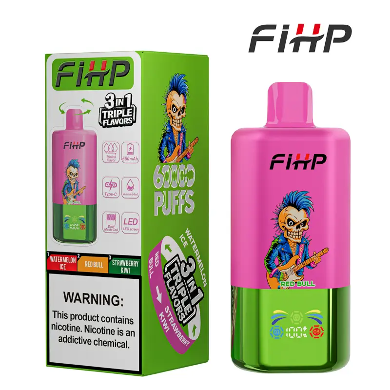FIHP 60000 3in1 Triple Flavors Disposable Vape Wholesale - Image 2