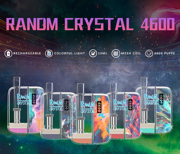 RandM Crystal 4600 Puffs Disposable Vape Wholesale